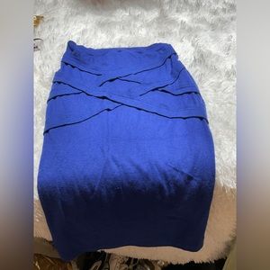 Blue skirt